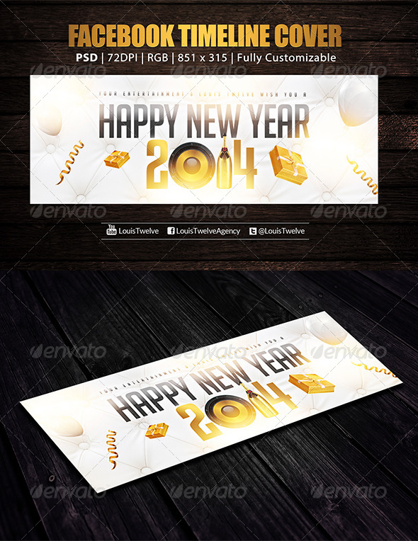 GraphicRiver New Year Facebook Cover 6327455 GraphicRiver New Year Facebook Cover 6327455