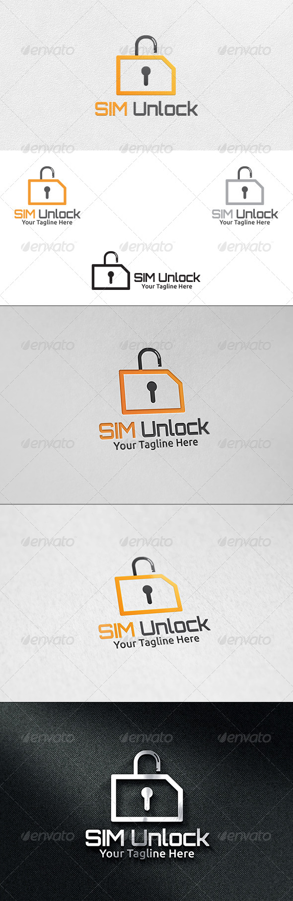 GraphicRiver Sim Unlock Logo Template 6328685 GraphicRiver Sim Unlock Logo Template 6328685