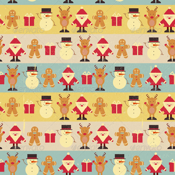 GraphicRiver Christmas Seamless Background 6329642 GraphicRiver Christmas Seamless Background 6329642