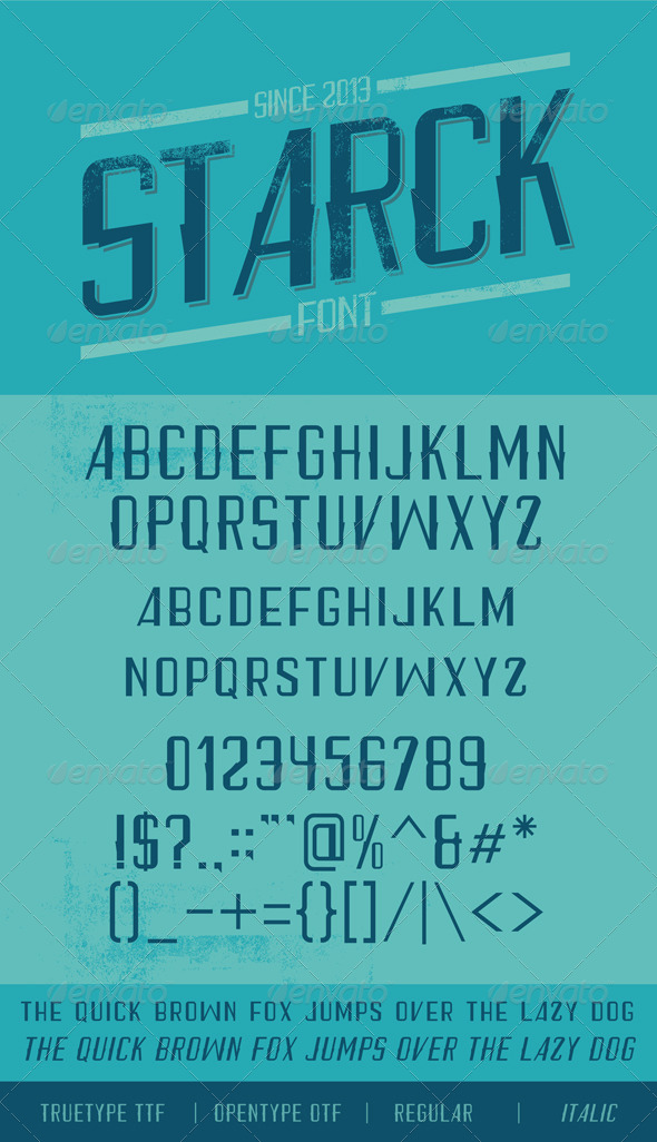 GraphicRiver Starck Font 6330512 GraphicRiver Starck Font 6330512