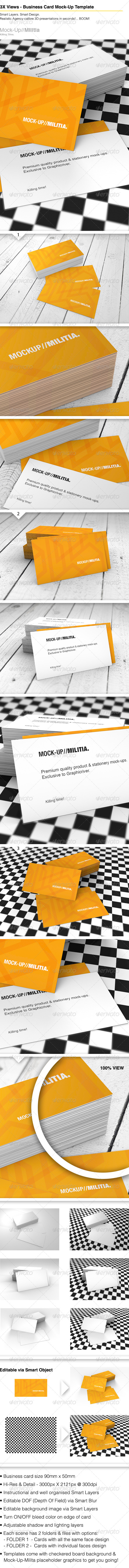 GraphicRiver Business Card Mock-Up Template With Various Scenes 6330528 GraphicRiver Business Card Mock-Up Template With Various Scenes 6330528