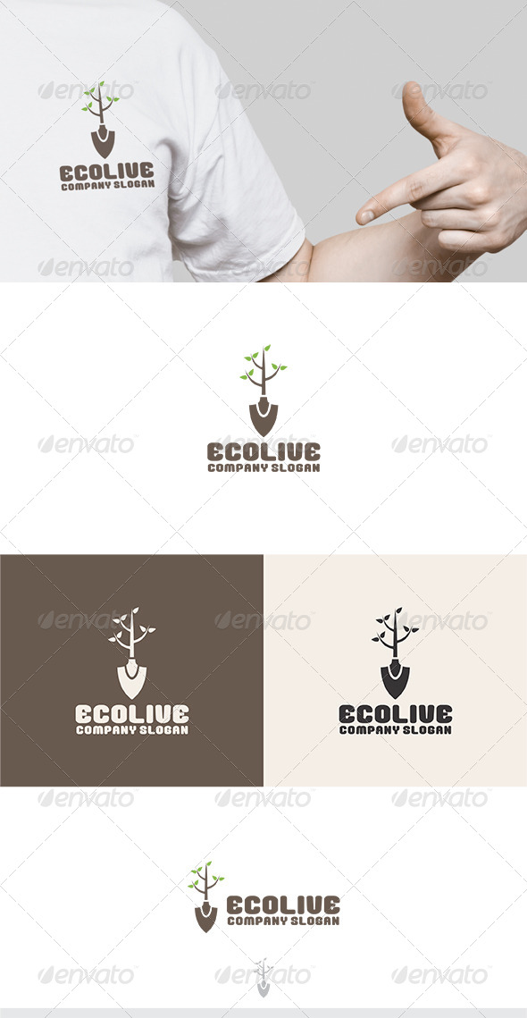 Eco Live Logo - Nature Logo Templates