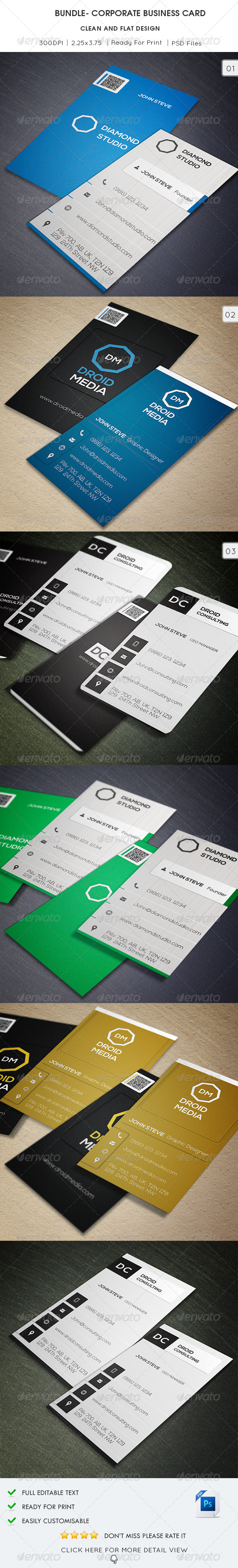 GraphicRiver Bundle Corporate Business Card 6331505 GraphicRiver Bundle Corporate Business Card 6331505
