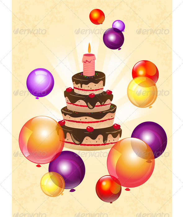 GraphicRiver Birthday Cake 6331572 GraphicRiver Birthday Cake 6331572
