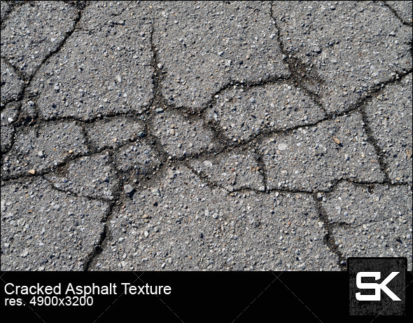 Cracked Asphalt (Stone)