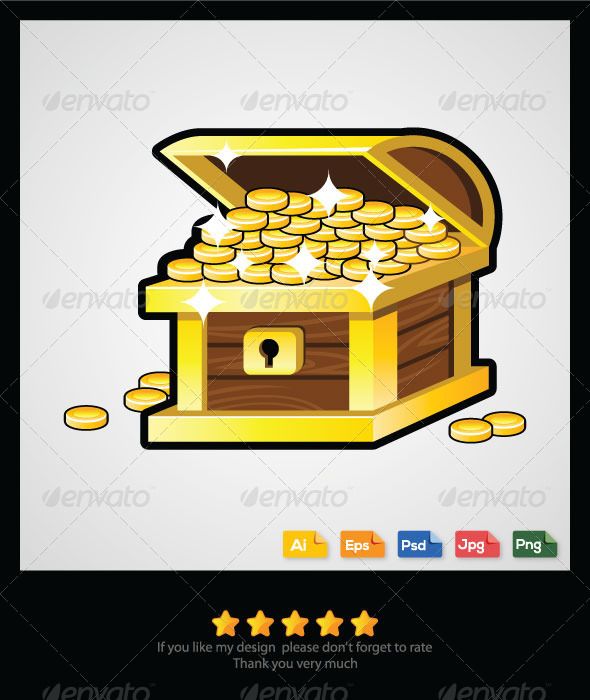 GraphicRiver Treasure Chest 6333251 GraphicRiver Treasure Chest 6333251