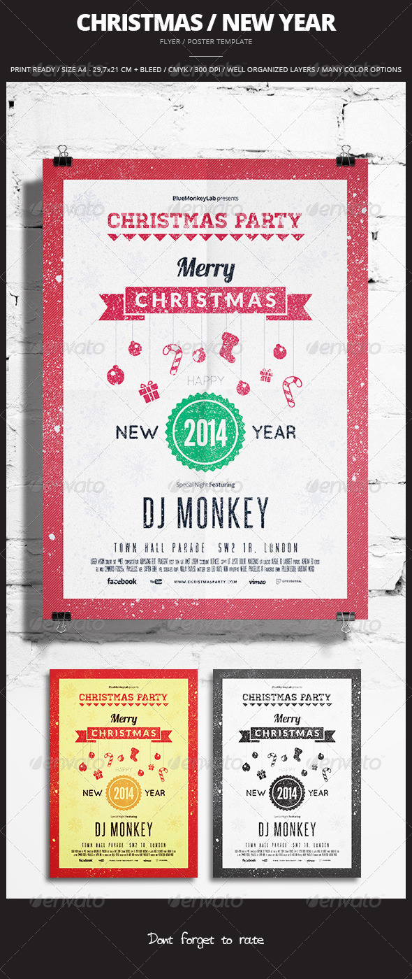 GraphicRiver Christmas New Year Flyer Poster 3 6335528 GraphicRiver Christmas New Year Flyer Poster 3 6335528