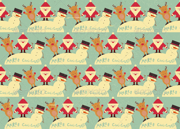 GraphicRiver Christmas Seamless Background 6335801 GraphicRiver Christmas Seamless Background 6335801