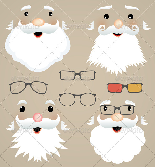 GraphicRiver Set of Christmas Masks 6336043 GraphicRiver Set of Christmas Masks 6336043