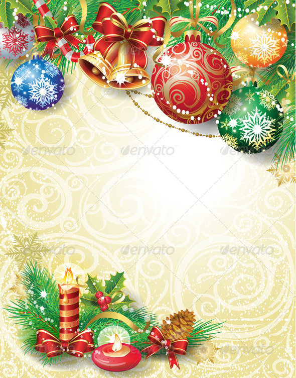 GraphicRiver Vintage Christmas template 6336148 GraphicRiver Vintage Christmas template 6336148