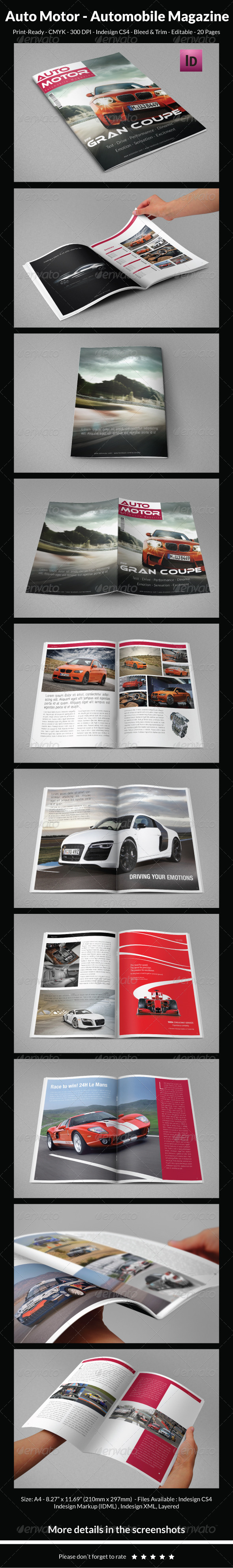 GraphicRiver Auto Motor Automobile Magazine 6337592 GraphicRiver Auto Motor Automobile Magazine 6337592