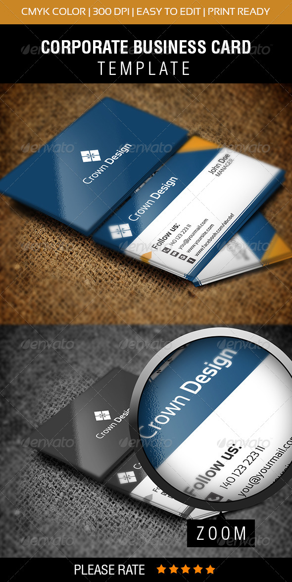 GraphicRiver Crown Design Business Card 6315450 GraphicRiver Crown Design Business Card 6315450