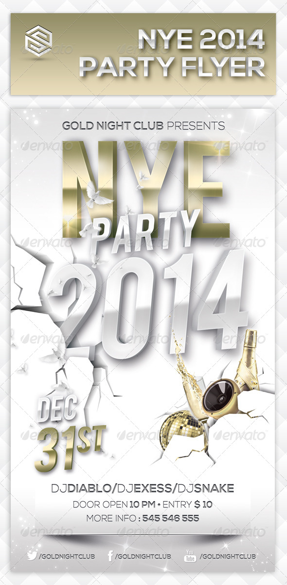 GraphicRiver New Year Events Party Flyer 3674690 GraphicRiver New Year Events Party Flyer 3674690