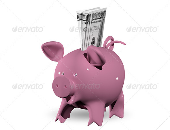 GraphicRiver Piggy Bank 6352371 GraphicRiver Piggy Bank 6352371