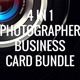 Photographer Business Card Bundle ANB0002 - GraphicRiver Item for Sale