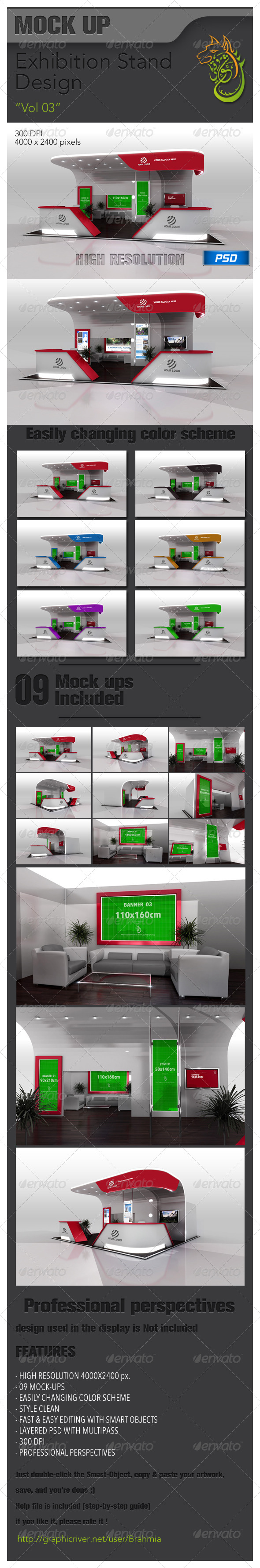 GraphicRiver Exhibition Stand Design vol 03 6357032 GraphicRiver Exhibition Stand Design vol 03 6357032