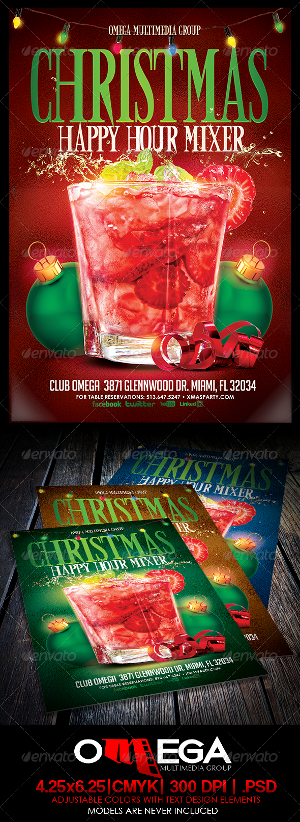 GraphicRiver Christmas Happy Hour Mixer 6360923 GraphicRiver Christmas Happy Hour Mixer 6360923