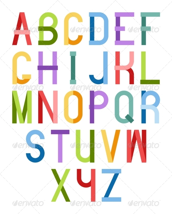 GraphicRiver Colorful Font 6360942 GraphicRiver Colorful Font 6360942
