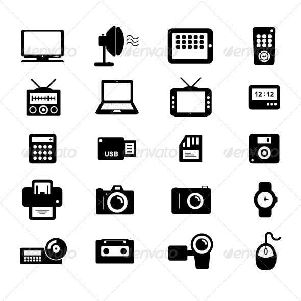 GraphicRiver Electronic and Accessories Icon 6361237 GraphicRiver Electronic and Accessories Icon 6361237