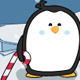 Penguin Sign Christmas Illustration Penguin Sign Christmas Illustration - GraphicRiver Item for Sale