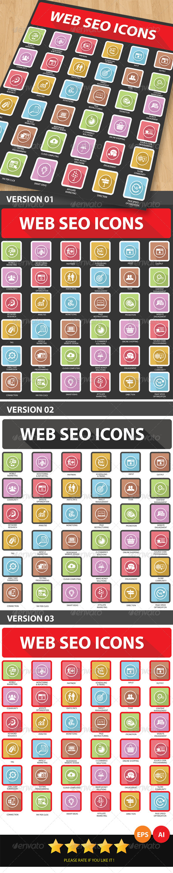 GraphicRiver Web SEO Icons 6365079 GraphicRiver Web SEO Icons 6365079