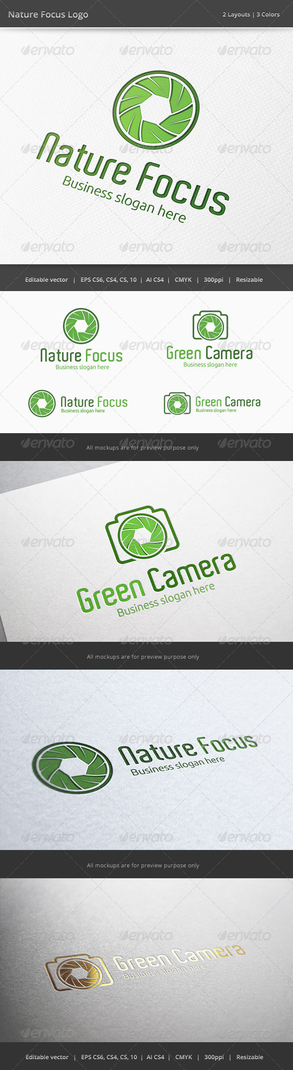 GraphicRiver Nature Focus Photography Logo 6365301 GraphicRiver Nature Focus Photography Logo 6365301