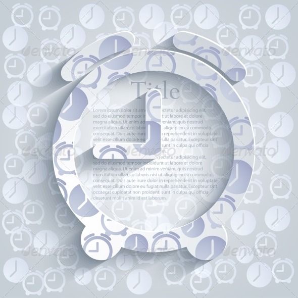 GraphicRiver Vector Time Icon Background 6368205 GraphicRiver Vector Time Icon Background 6368205