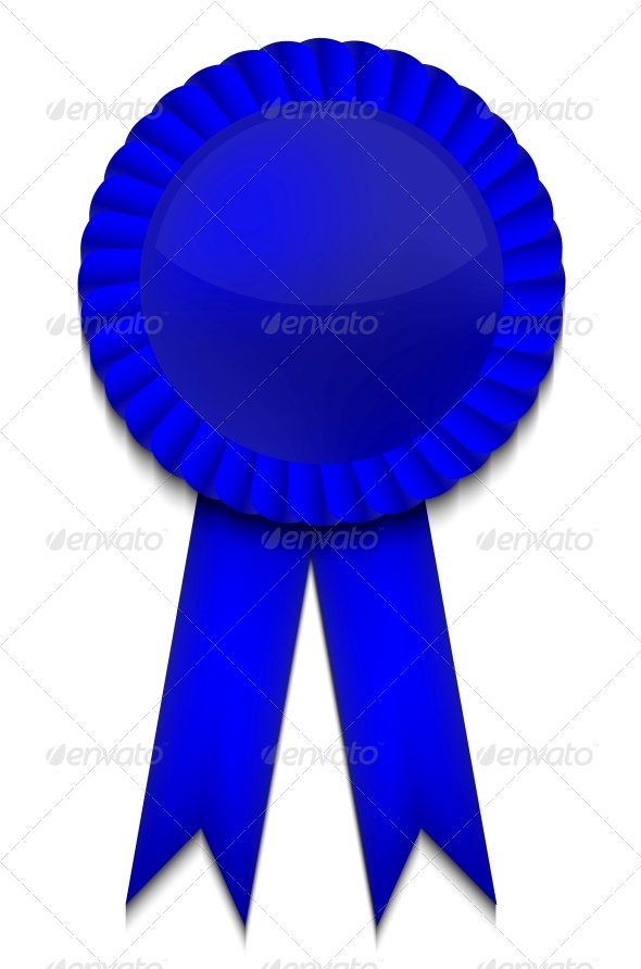 GraphicRiver Vector Blue Ribbon on White Background 6368306 GraphicRiver Vector Blue Ribbon on White Background 6368306