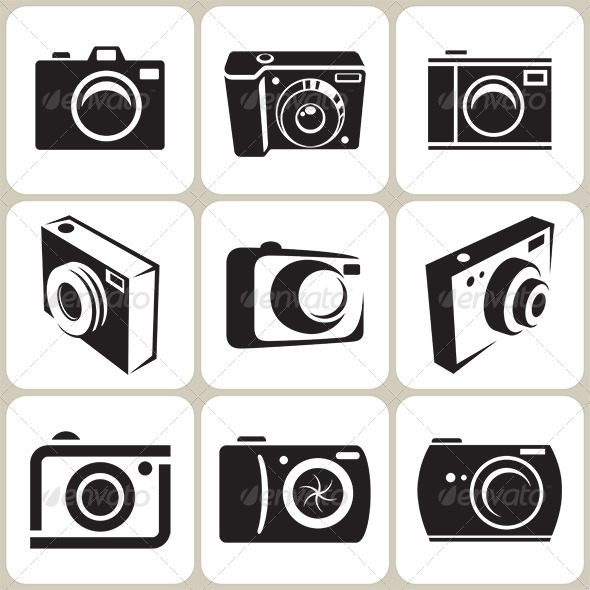 GraphicRiver Photo Camera Icons Set 6371415 GraphicRiver Photo Camera Icons Set 6371415