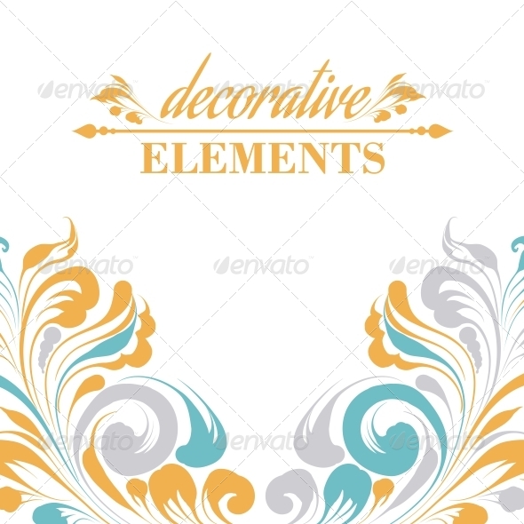 GraphicRiver Vintage Floral Elements 6372015 GraphicRiver Vintage Floral Elements 6372015
