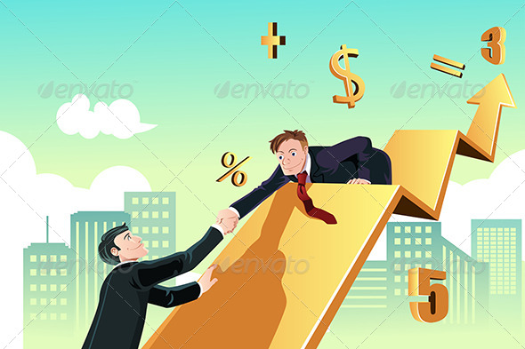 GraphicRiver Businessman Helping 6374326 GraphicRiver Businessman Helping 6374326