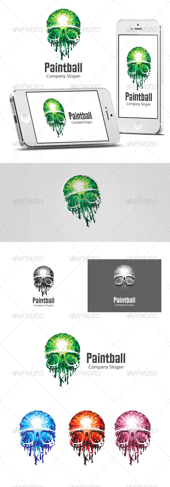 GraphicRiver Paintball Logo 6377377 GraphicRiver Paintball Logo 6377377