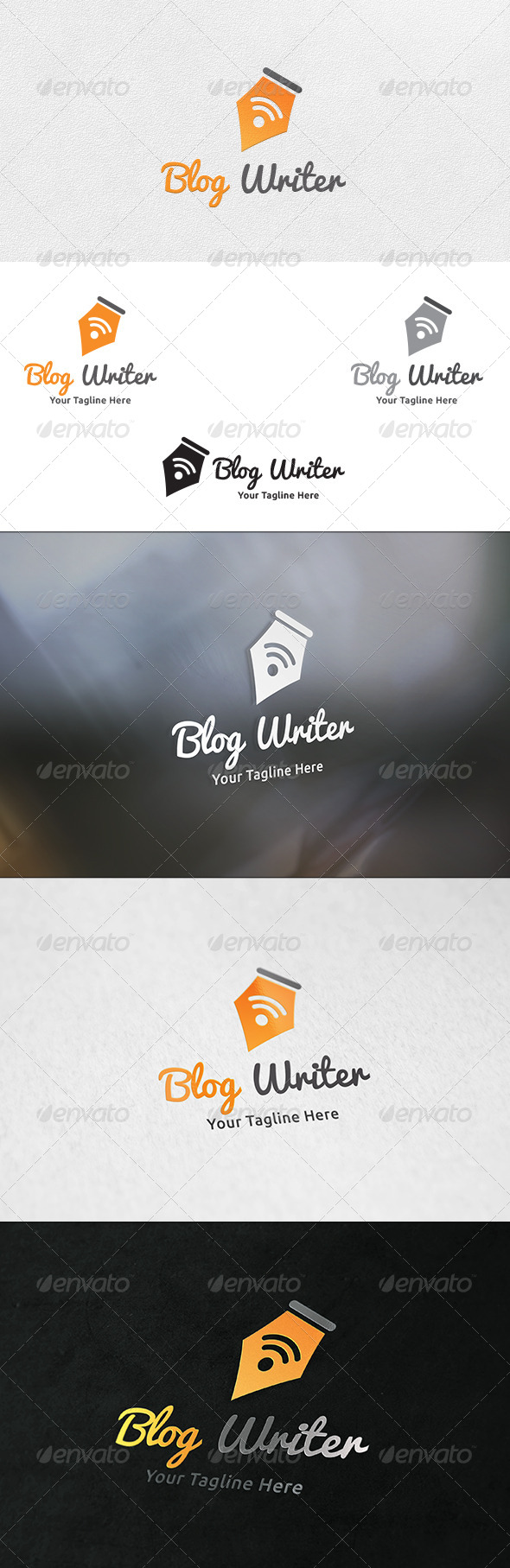 GraphicRiver Blog Writer Logo Template 6379189 GraphicRiver Blog Writer Logo Template 6379189