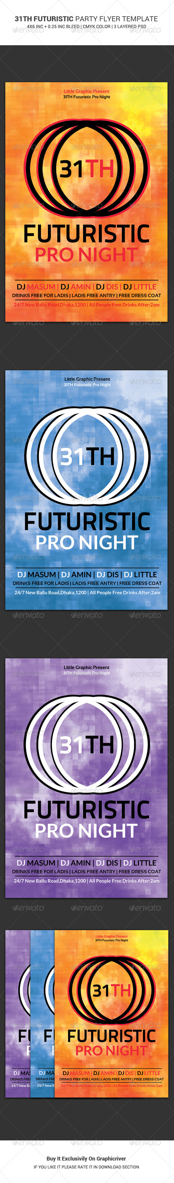 GraphicRiver 31th Futuristic Party Flyer Template 6380530 GraphicRiver 31th Futuristic Party Flyer Template 6380530