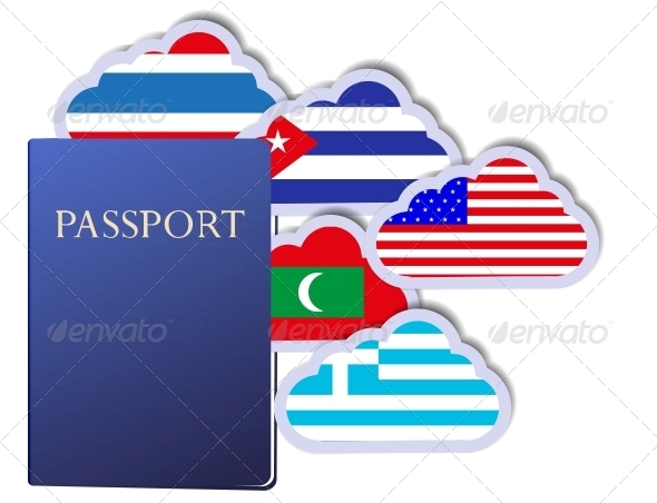 Vector Concept of the Passport (Travel)