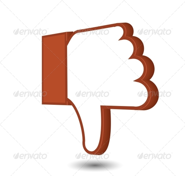 GraphicRiver Vector Thumbs Down 6383139 GraphicRiver Vector Thumbs Down 6383139