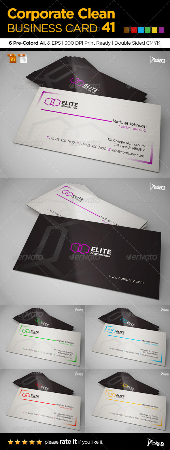 GraphicRiver Corporate Clean Business Card 41 6384540 GraphicRiver Corporate Clean Business Card 41 6384540