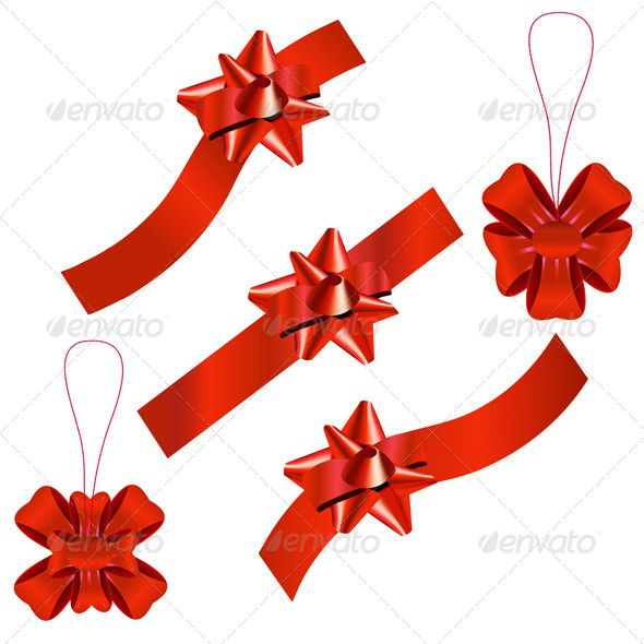 GraphicRiver Set of Festive Ribbons and Bows 5130640 GraphicRiver Set of Festive Ribbons and Bows 5130640