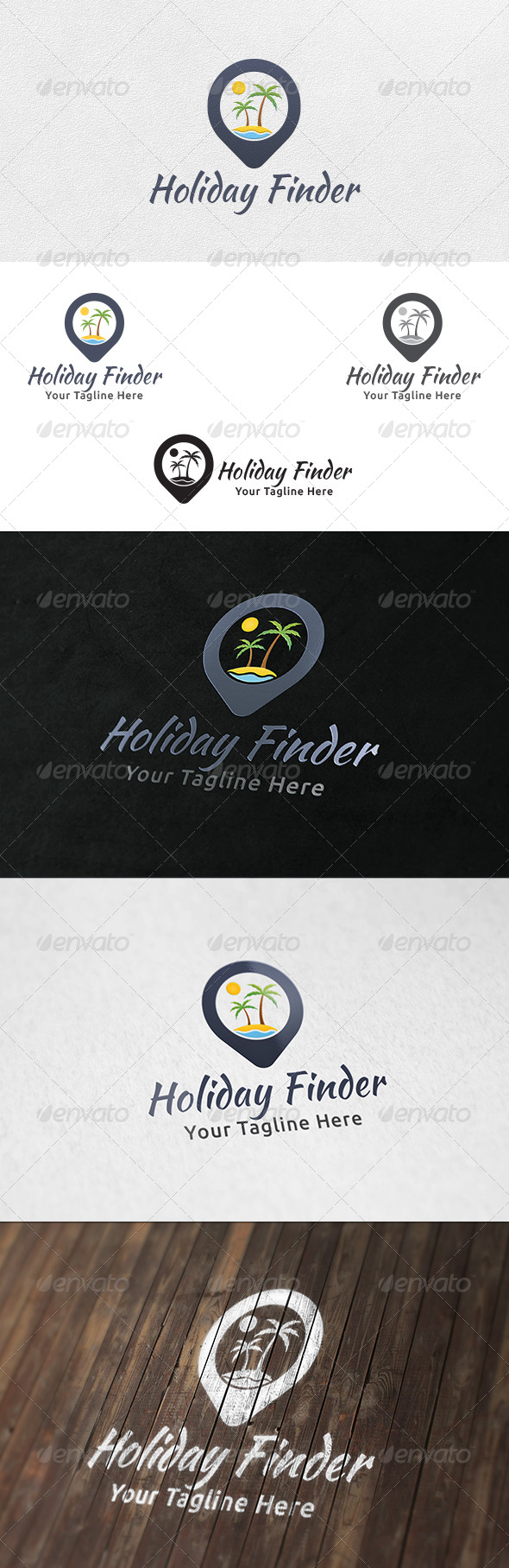 GraphicRiver Holiday Point Logo Template 6386693 GraphicRiver Holiday Point Logo Template 6386693