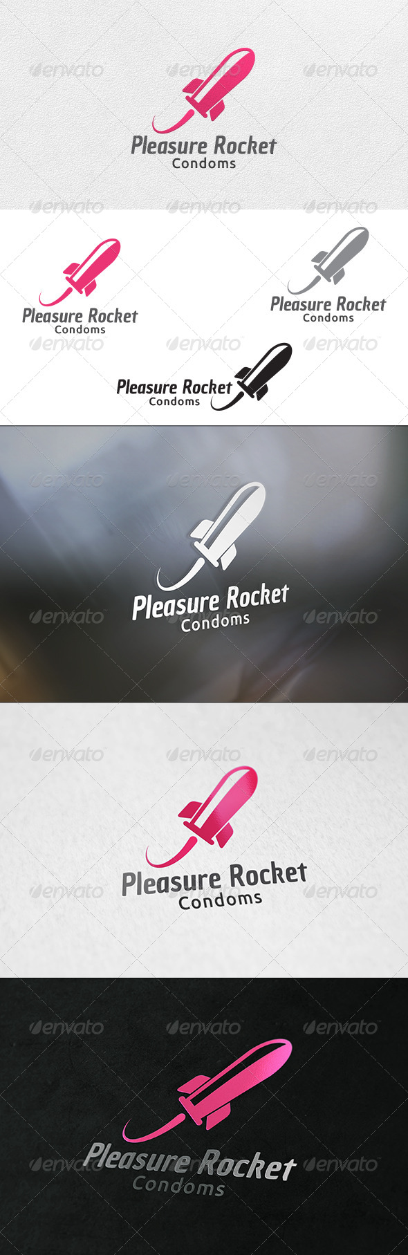 GraphicRiver Pleasure Rocket Logo Template 6387371 GraphicRiver Pleasure Rocket Logo Template 6387371