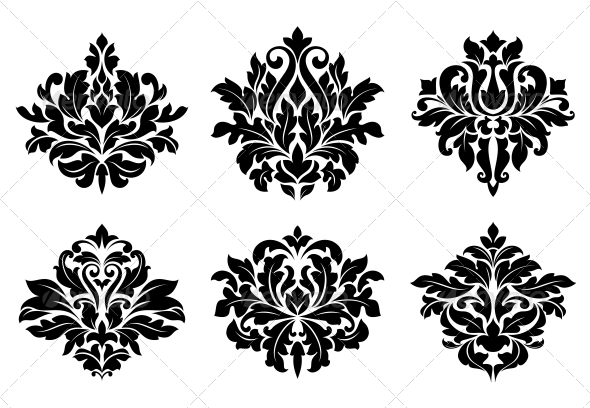 GraphicRiver Decorative Floral Elements and Embellishments 6391172 GraphicRiver Decorative Floral Elements and Embellishments 6391172