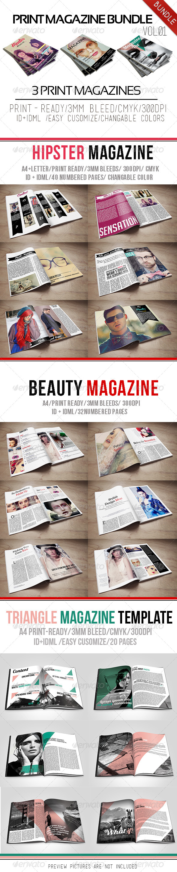 GraphicRiver Print Magazine Bundle Vol.01 6395017 GraphicRiver Print Magazine Bundle Vol.01 6395017