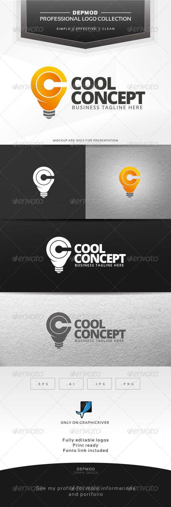 GraphicRiver Cool Concept Logo 6395955 GraphicRiver Cool Concept Logo 6395955