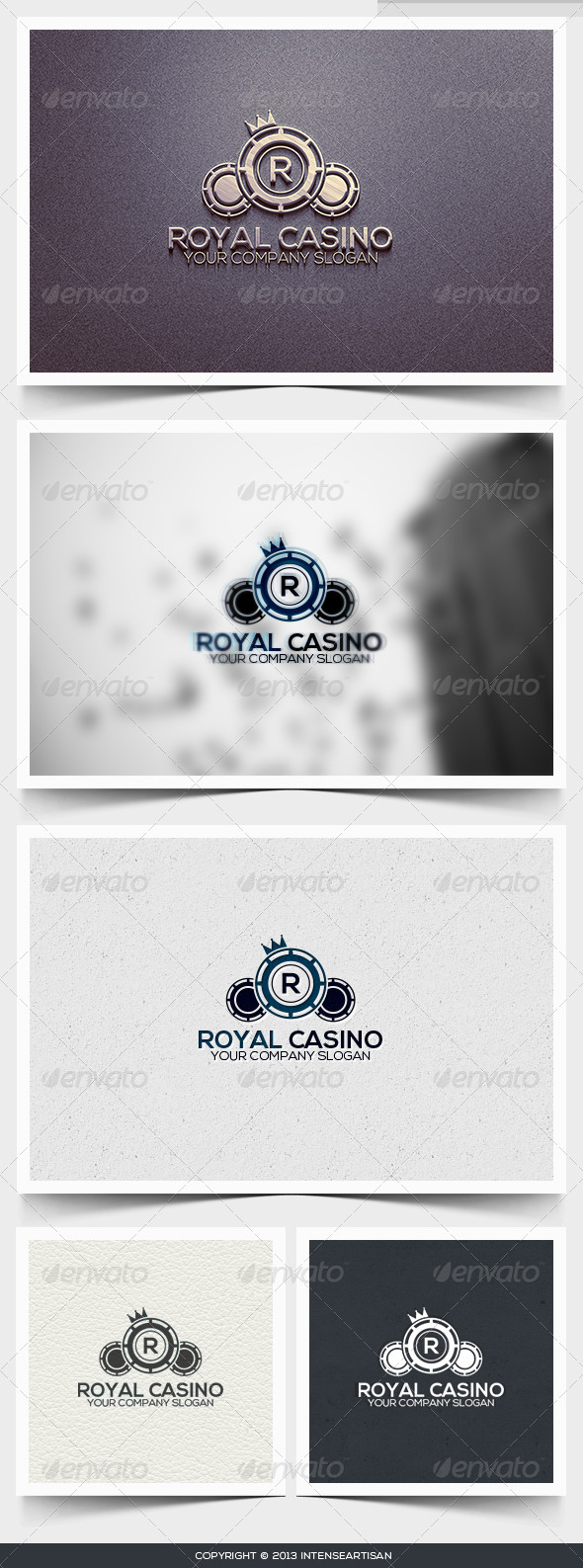 Royal Casino Logo Template - Objects Logo Templates