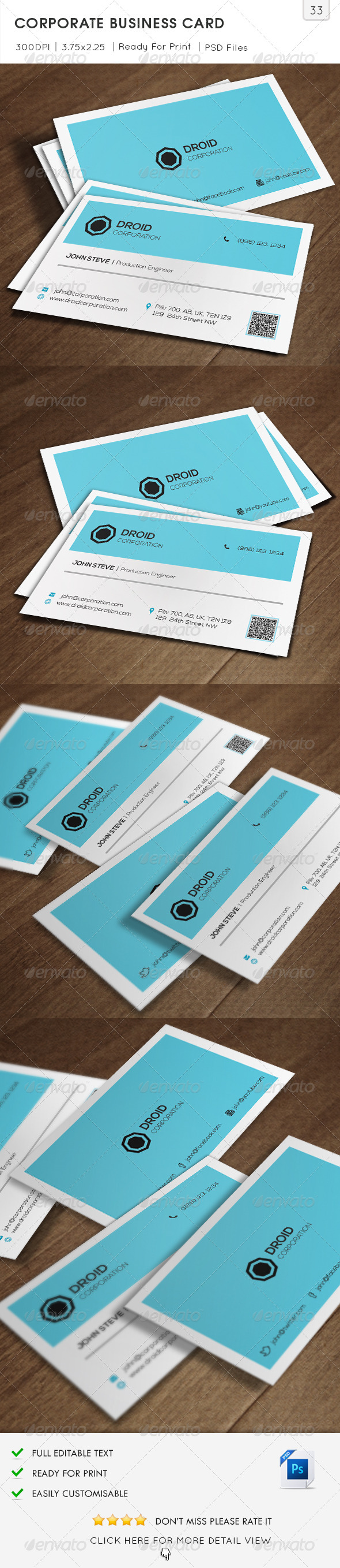 GraphicRiver Corporate Business Card v33 6399684 GraphicRiver Corporate Business Card v33 6399684