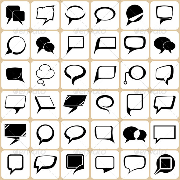 GraphicRiver 36 Speech Bubble and Balloons Set 6400131 GraphicRiver 36 Speech Bubble and Balloons Set 6400131