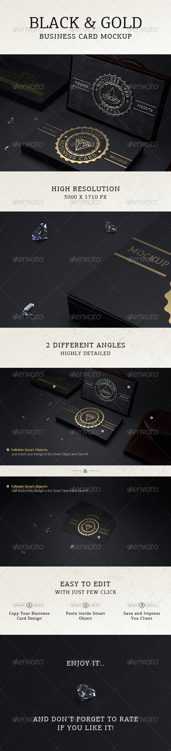 GraphicRiver Photorealistic Black & Gold Business Card Mock Up 6400458 GraphicRiver Photorealistic Black & Gold Business Card Mock Up 6400458