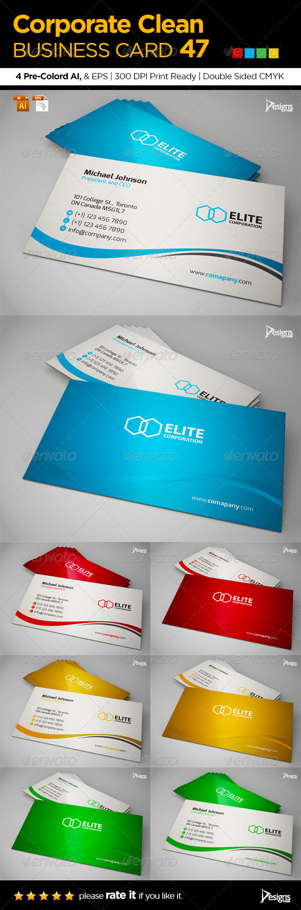 GraphicRiver Corporate Clean Business Card 47 6400570 GraphicRiver Corporate Clean Business Card 47 6400570