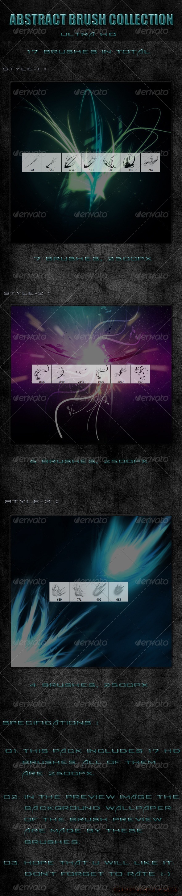 GraphicRiver Abstract Brush Collection HD 6405721 GraphicRiver Abstract Brush Collection HD 6405721