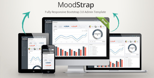 MoodStrap Responsive Bootstrap Admin Template
